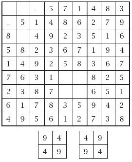 sudoku with multiple solutions